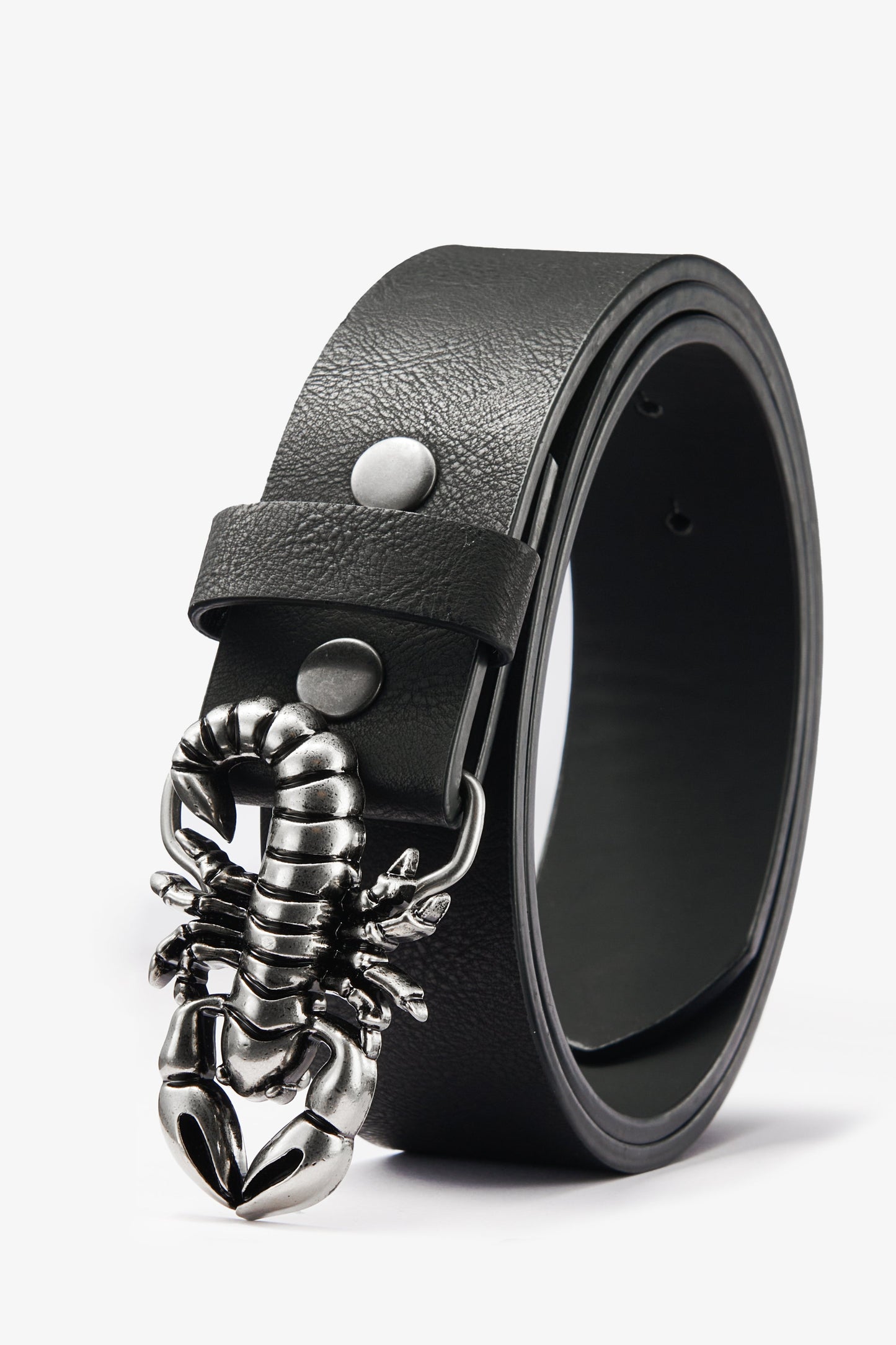 Exclusive Men's Belt with Scorpion Buckle