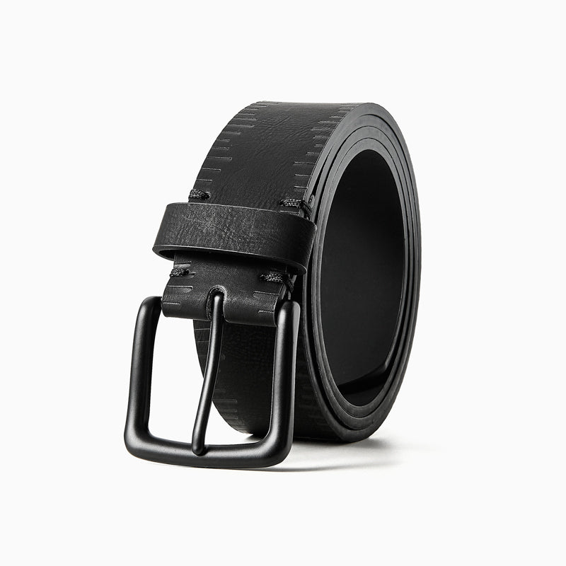 Factory-Direct Eco-Durable Men's Belt with Embossed Buckle