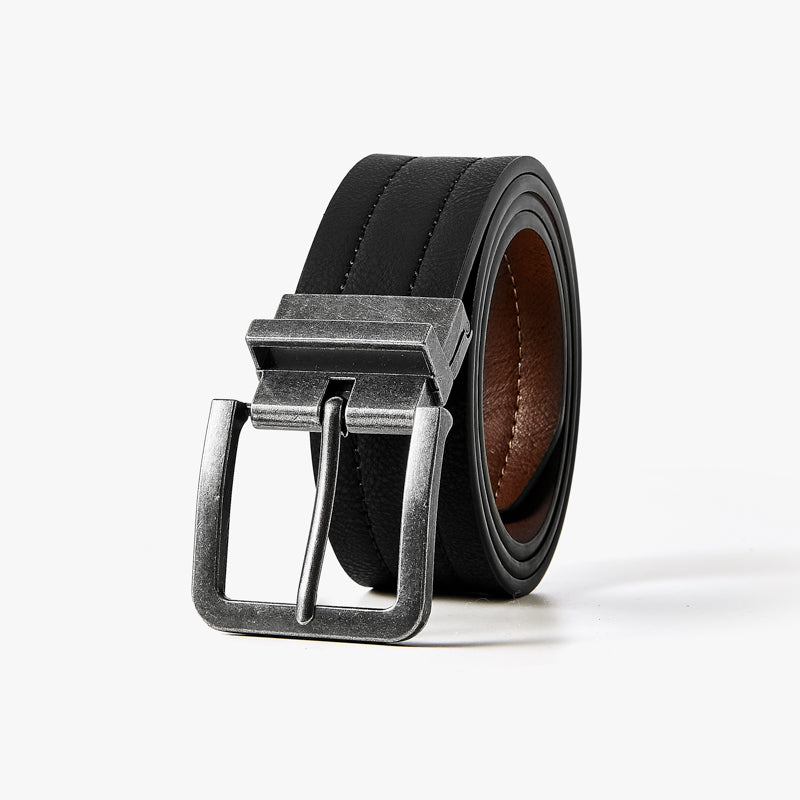 Factory-Direct Reversible Vegan Leather Belt