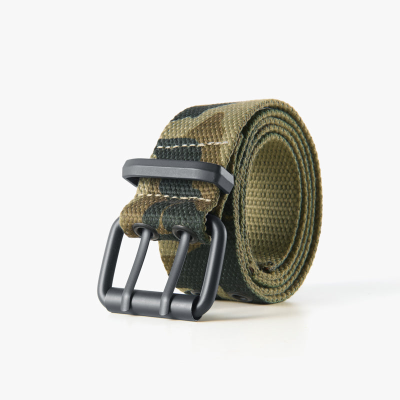 Eco-Friendly Cotton Canvas Camo Belt